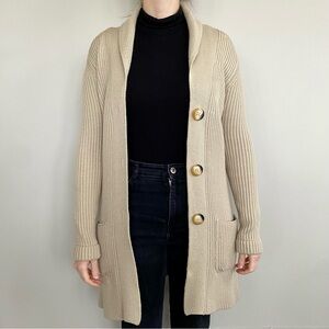 Authentic Miu Miu 100% wool ribbed cardigan sweater. 🤎